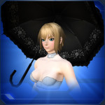 ゴシックアンブレラ 黒 Black Gothic Umbrella