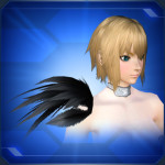 ショルダーフェザー 黒 Black Shoulder Feathers