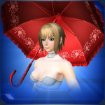 ゴシックアンブレラ 赤 Red Gothic Umbrella