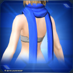 エルナマフラー 青 Blue Eruna Scarf