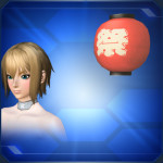 お祭り提灯 赤 Red Festival Lantern