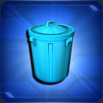 フタ付きゴミ箱 Lidded Trashcan
