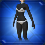 全身タイツF 黒 Black Full Body Tights F