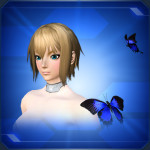 羽ばたき蝶々 青 Blue Flapping Butterflies