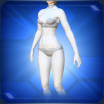 全身タイツF 白 White Full Body Tights F
