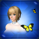 羽ばたき蝶々 黄 Yellow Flapping Butterflies