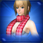 ノルディックマフラー 赤 Red Nordic Scarf