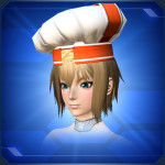 カフェコックハット 橙 Orange Café Cook Hat