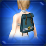 スクエアリュック 青 Blue Square Rucksack