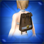 スクエアリュック 茶 Brown Square Rucksack