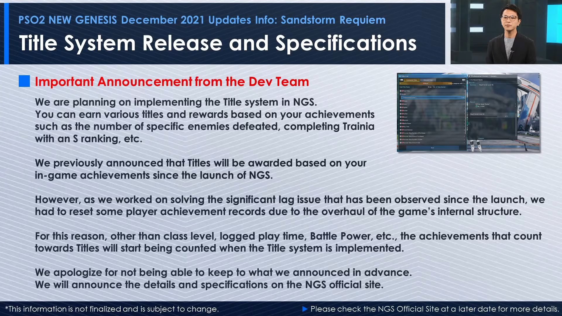 PSO2 NGS Headline Recap #5 – Phantasy Star Fan Blog