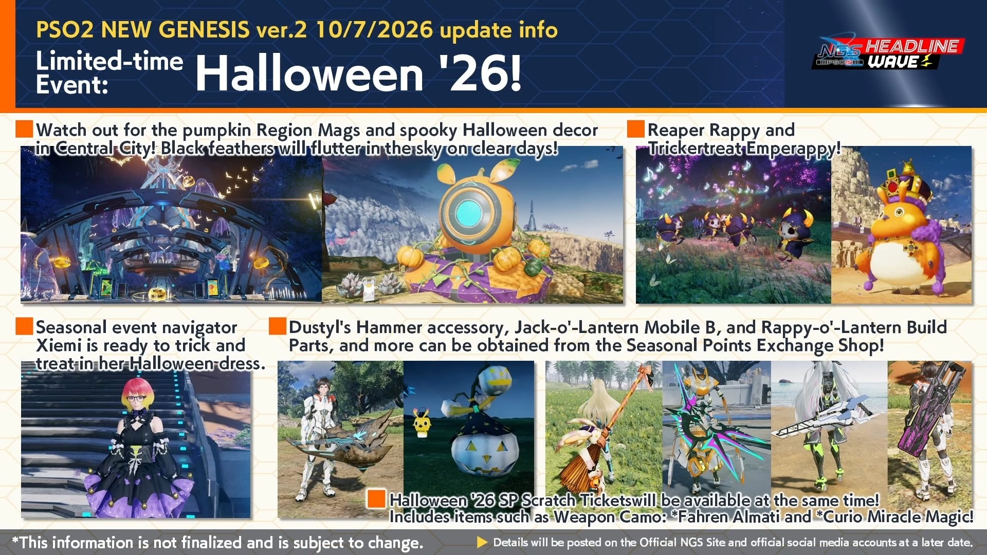 NGS Headline Wave Recap #19 – Phantasy Star Fan Blog